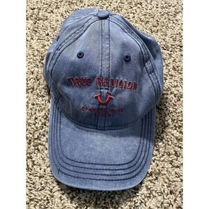 True Religion Hat Cap Adult Baseball Crafted With Pride Adjustable Strap Back